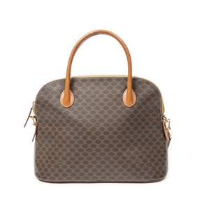 CELINE VTG CONVERTIBLE DOME MACADAM CANVAS BAG