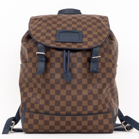 LOUIS VUITTON RUNNER DAMIER EBENE CANVAS BACKPACK