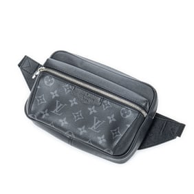 LOUIS VUITTON BUMBAG BLACK TAIGARAMA CANVAS BAG