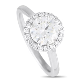 14K WHITE GOLD 1.22CT LAB-GROWN DIAMOND RING