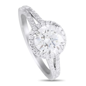 14K WHITE GOLD 2.01CT LAB-GROWN DIAMOND RING