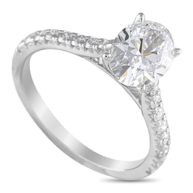 14K WHITE GOLD 2.03CT LAB-GROWN DIAMOND RING