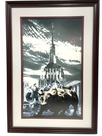 ORIGINAL COLLAGE ARTWORK BY JIM MCNITT 29.5"