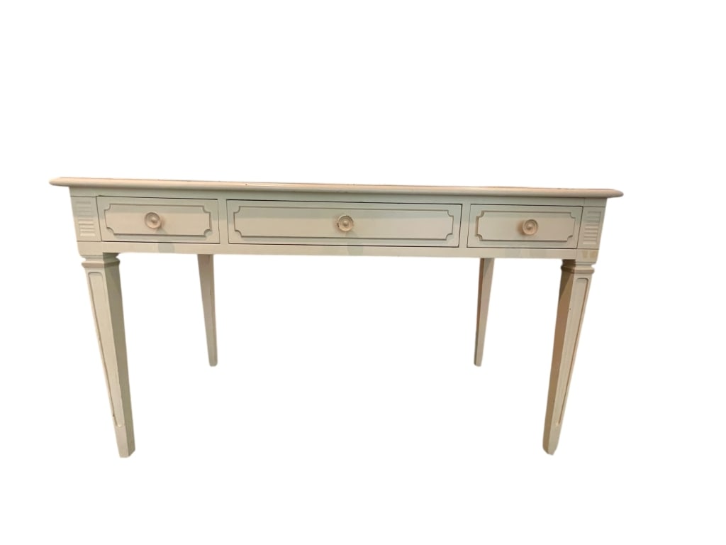 NATIONAL MT AIRY PAINTED WOOD DESK (1 of 8)