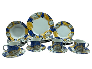 VITROMASTER TIMEPIECE DINNERWARE SET 20 PIECES