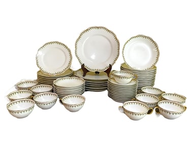 HAVILAND LIMOGES CHINA DINNERWARE SET 58 PCS