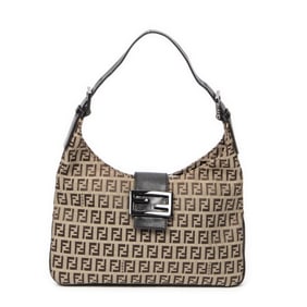 FENDI SHOULDER HOBO ZUCCHINO CANVAS BAG