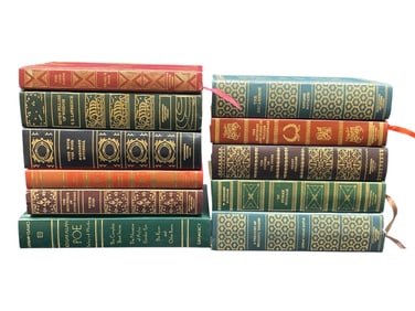 COLLECTION OF 11 LEATHERBOUND BOOKS