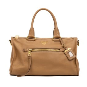 PRADA TWO WAY TOTE VITELLO PHOENIX SHOULDER BAG