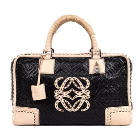 LOEWE LTD. ED. SUMMER 2007 AMAZONA RAFFIA BAG