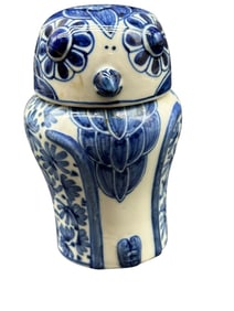 MAITLAND-SMITH HAND-PAINTED OWL JAR