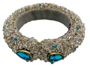 ST. ERASMUS CRYSTAL BEADED BRACELET