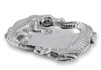 Arthur Court Alligator Catchall New in Box