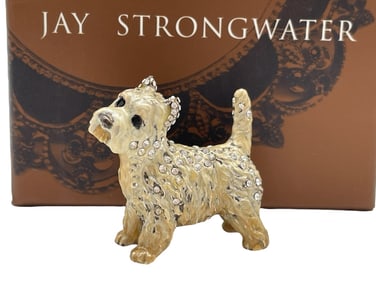 AY STRONGWATER CHESTER WESTIE TERRIER FIGURINE