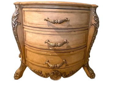 VINTAGE FRENCH STYLE CARVED BOMBE CHEST