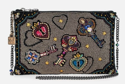 NEW MARY FRANCES UNLOCKED MAGIC BEADED HANDBAG