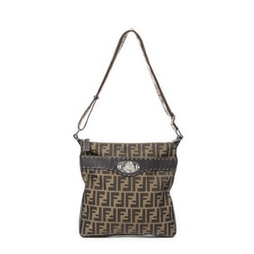 FENDI SELLERIA CROSSBODY ZUCCA CANVAS BAG