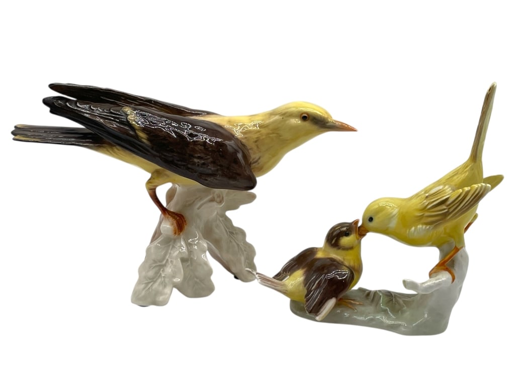 2 GOEBEL GERMAN PORCELAIN BIRD FIGURINES 8" (1 of 7)