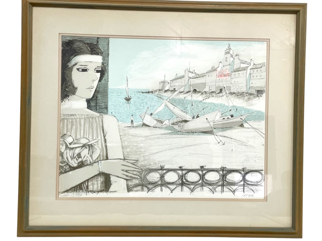 CHARLES LEVIER LIMITED EDITION SIGNED LITHO 33" (1 of 2)