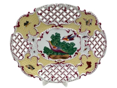 CHELSEA HOUSE BIRD & BUTTERFLY DECORATIVE PLATE