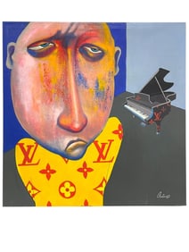 ORIGINAL TADEO ZAVALETA POP ART PAINTING 30"