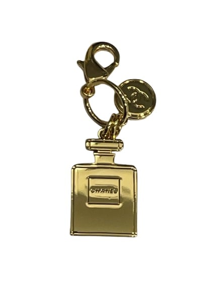 CHANEL NO 5 PERFUME BOTTLE GOLD GIFT CHARM PENDANT (1 of 7)