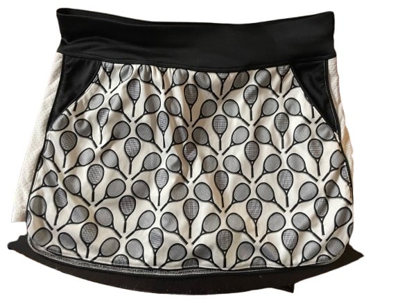 GRAND SLAM TENNIS PRINT SKORTS MINI SKIRT SIZE MED (1 of 5)