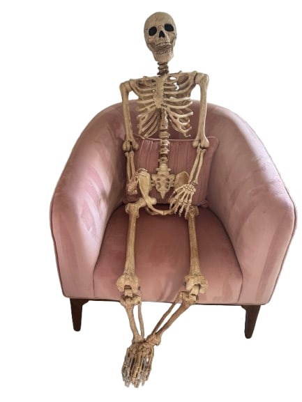 NEW LIFESIZE SKELETON BENDABLE HALLOWEEN SPOOKY (1 of 2)