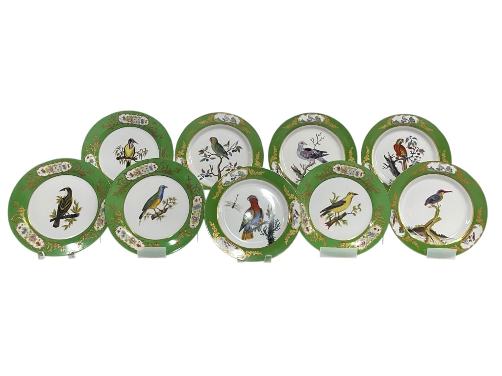 9 CHELSEA HOUSE PORCELAIN DECORATIVE BIRD PLATES (1 of 6)