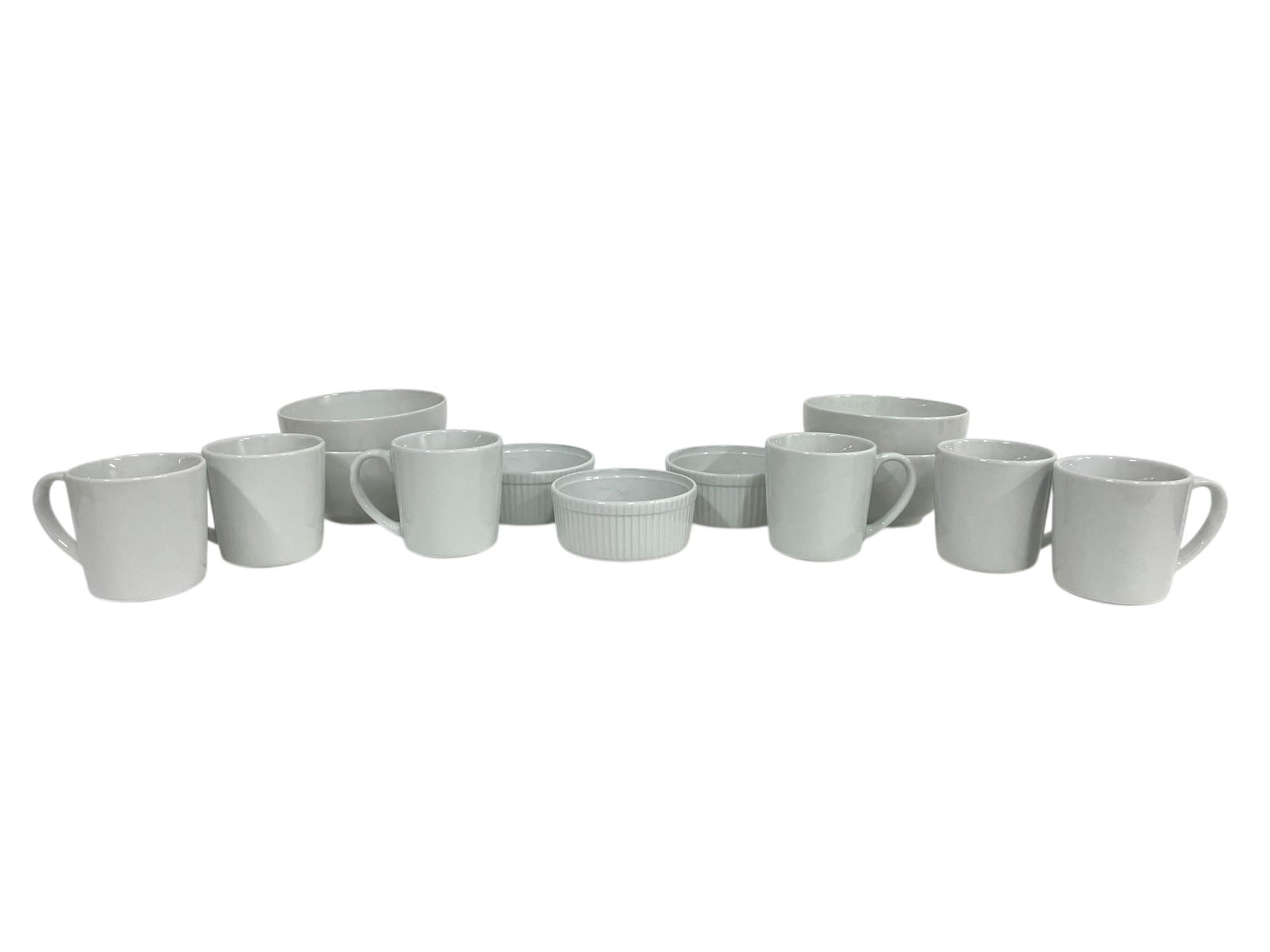 CRATE & BARREL CERAMIC MUGS, BOWLS, & RAMEKINS (1 of 15)