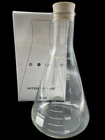 NIB INTERIOR LAB FLASK 12"
