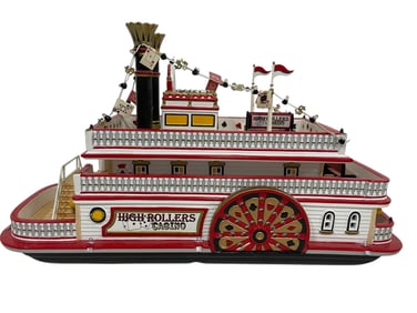 DEPT. 56  HIGH ROLLERS RIVERBOAT CASINO CHRISTMAS