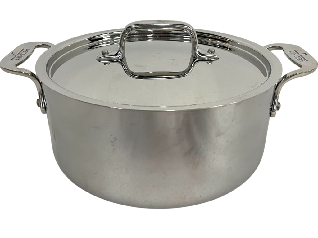 ALL-CLAD STAINLESS STEEL LIDDED SAUCE PAN 6QT (1 of 6)