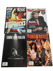 SET OF FOUR ROCK AND ROLL MAGAZINES
