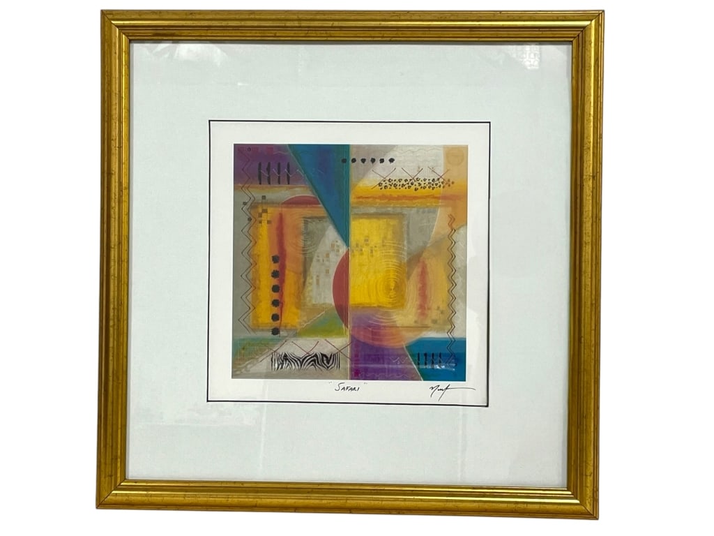 MARVIN MURF MURPHY ABSTRACT SIGNED PRINT 20" (1 of 5)