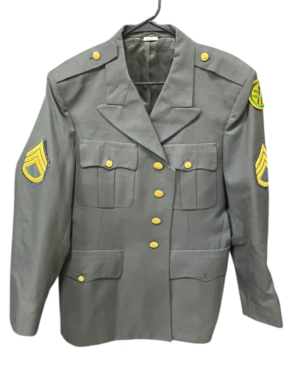 U.S. ARMY STYLE DRESS UNIFORM JACKET 42R (1 of 4)