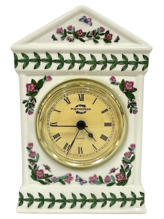 PORTMEIRION BOTANIC GARDEN TABLE CLOCK 6" (1 of 7)