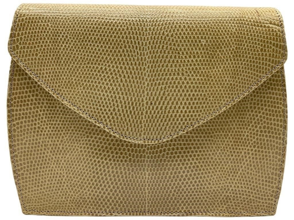 NEW LALO BEIGE LEATHER WOMENS EVENING BAG (1 of 6)