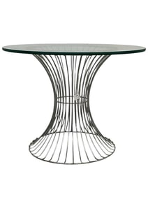 WARREN PLATNER STYLE SIDE TABLE 17"