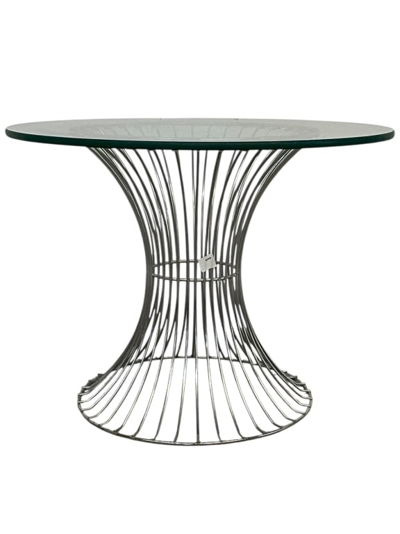 WARREN PLATNER STYLE SIDE TABLE 17" (1 of 5)
