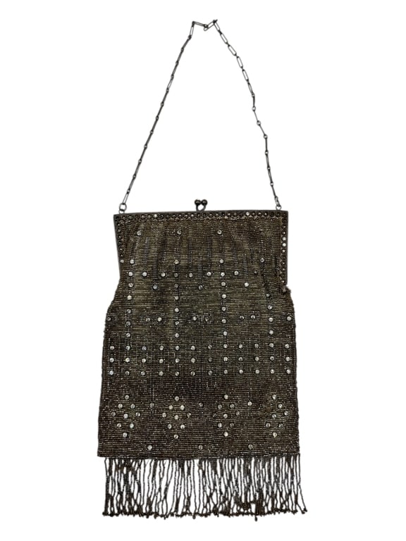 1920s BEADED FLAPPER STYLE EVENING BAG (1 of 10)
