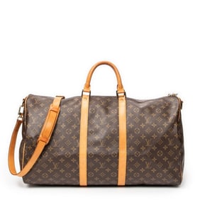 LOUIS VUITTON KEEPALL BANDOULIERE 55 BROWN LV