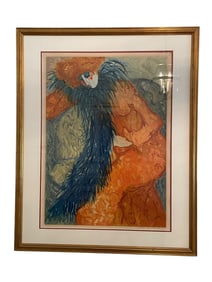 BARBARA A. WOOD LIMITED EDITION LITHO PRINT 45"