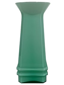 MURANO SEAFOAM GREEN GLASS VASE 12"