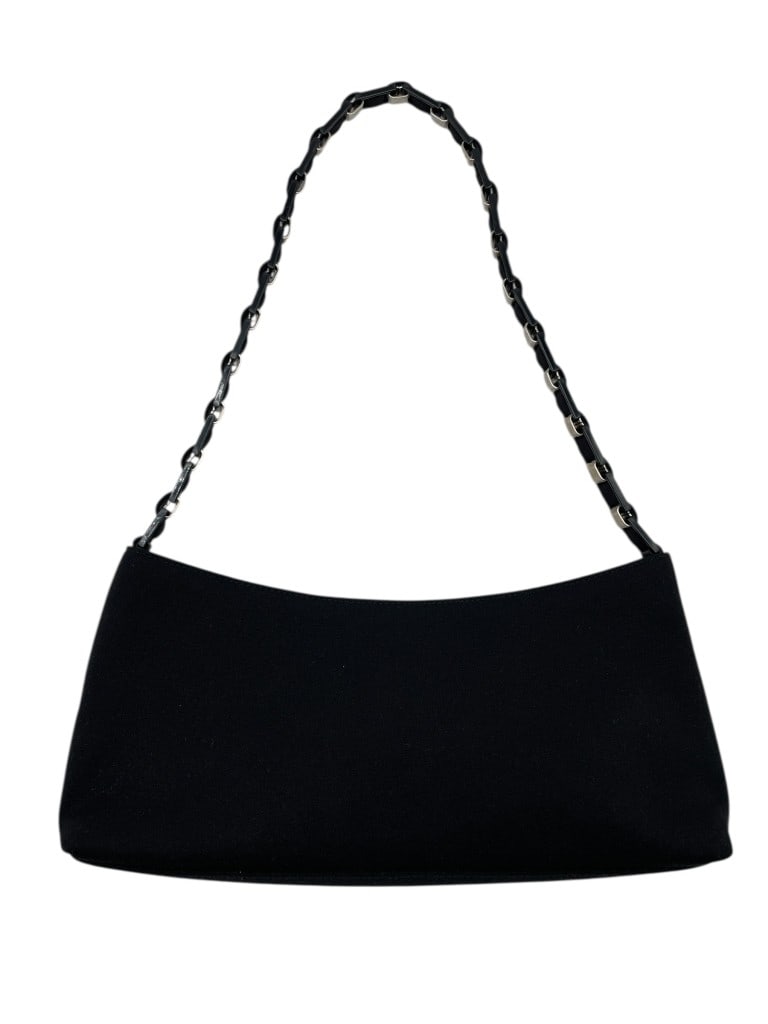 SALVATORE FERRAGAMO BLACK SHOULDER BAG W DUST BAG (1 of 7)