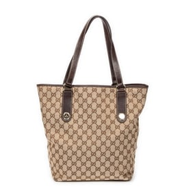 GUCCI CHARMY TOTE  MONOGRAMMED CANVAS