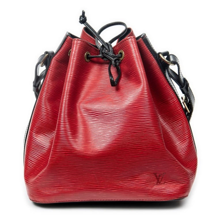 LOUIS VUITTON NOE BICOLOR PM RED/BLACK EPI (1 of 6)