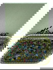 NEW! STRONGWATER STYLE PEACOCK COMPACT MIRROR