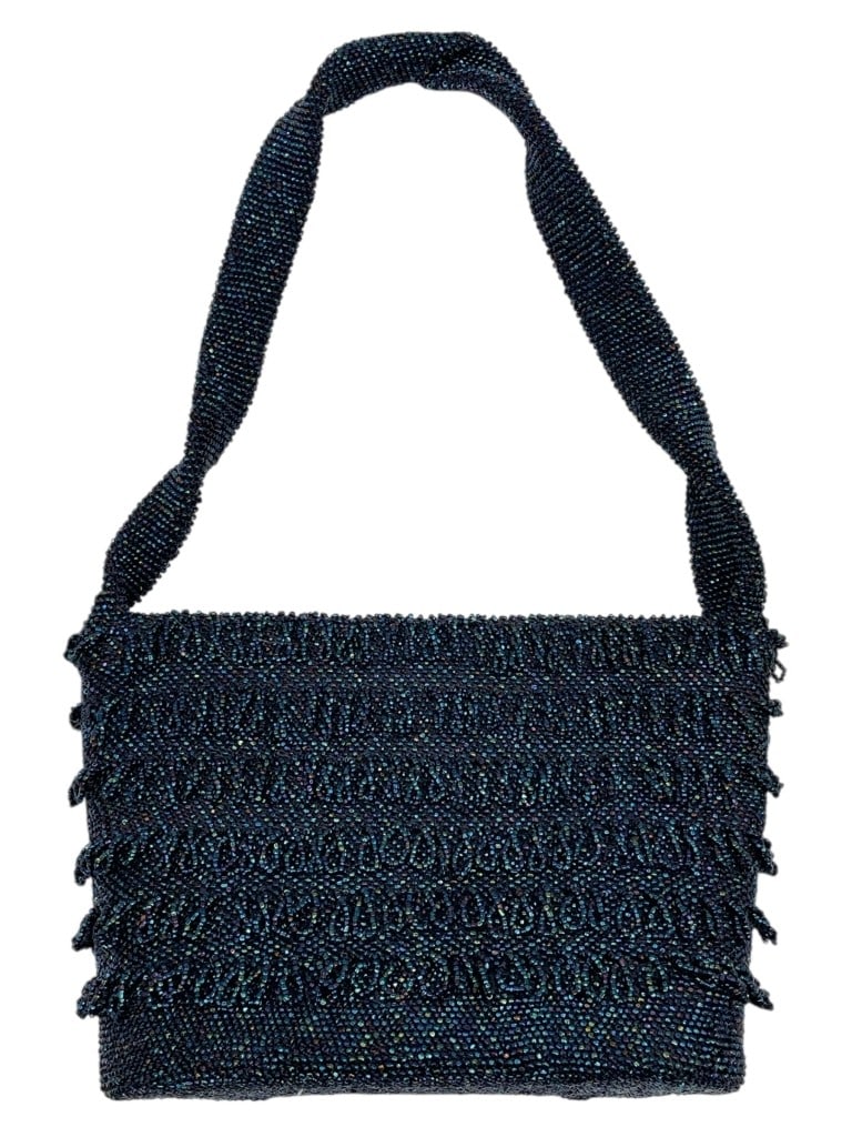 VTG IRIDESCENT BEADED EVENING BAG W LOOP DETAIL (1 of 11)