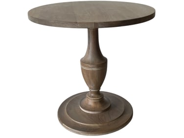 ETHAN ALLEN ELOISE PEDESTAL ACCENT TABLE 28"